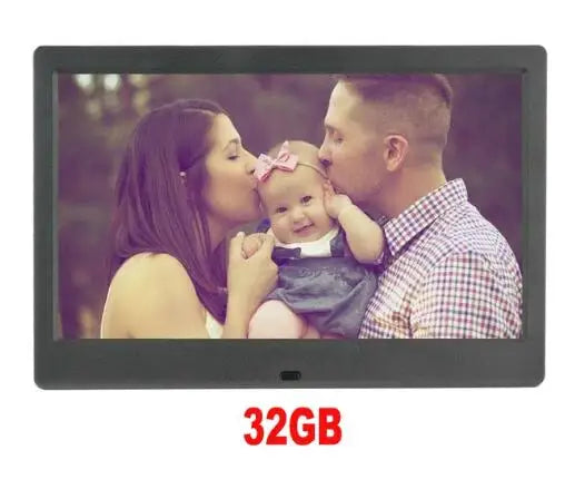 10" Digital Photo Frame, IPS Full-View Screen, 1280x800, Remote Control