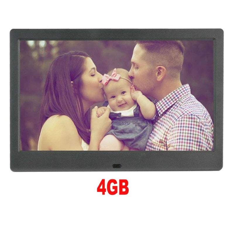 10" HD IPS Digital Photo Frame, 1280x800, LED Backlight, Multi-Function Electronic Album