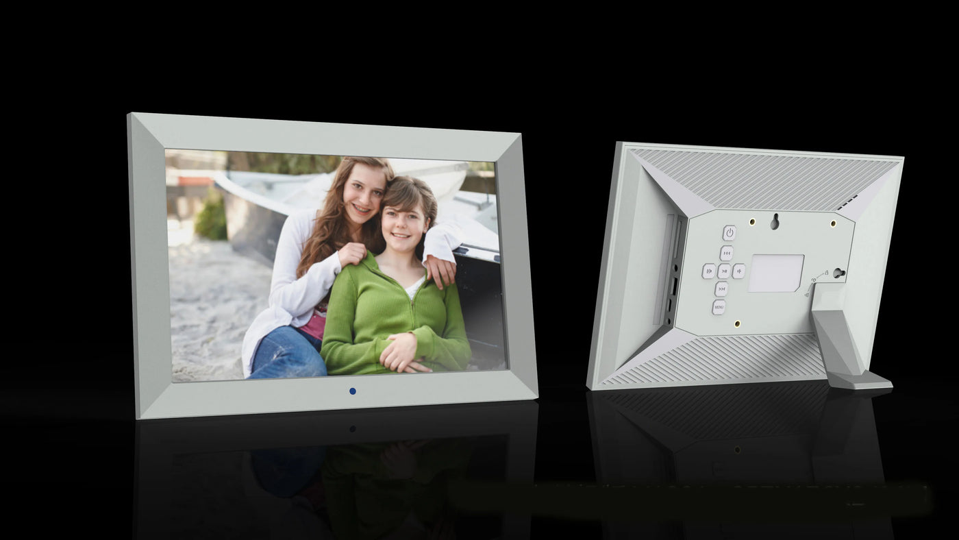 10" HD IPS Digital Photo Frame, 1280x800, LED Backlight, Multi-Function Electronic Album