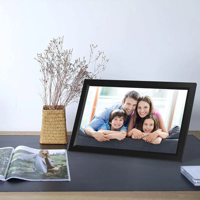 15.6" WiFi Digital Photo Frame, 1920x1080 IPS Touch Screen, 64GB Storage, Frameo App Photo & Video Sharing