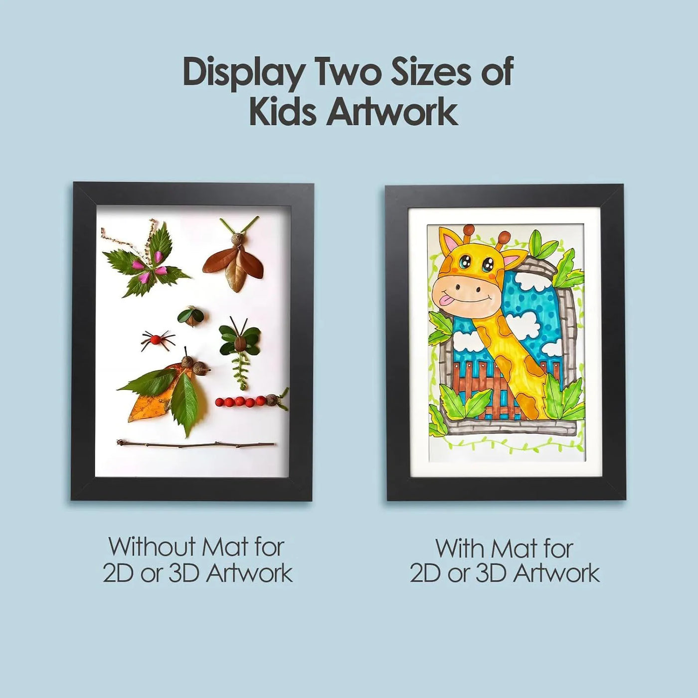 A3/A4 Children's Art Frame, Magnetic Front