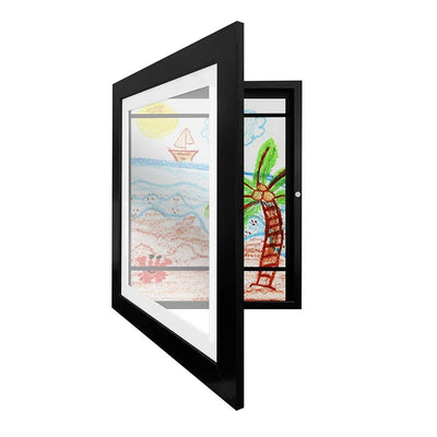 A4/8.5x11" Children's Art Frame, Magnetic Front, Changeable Display for Photos & Drawings