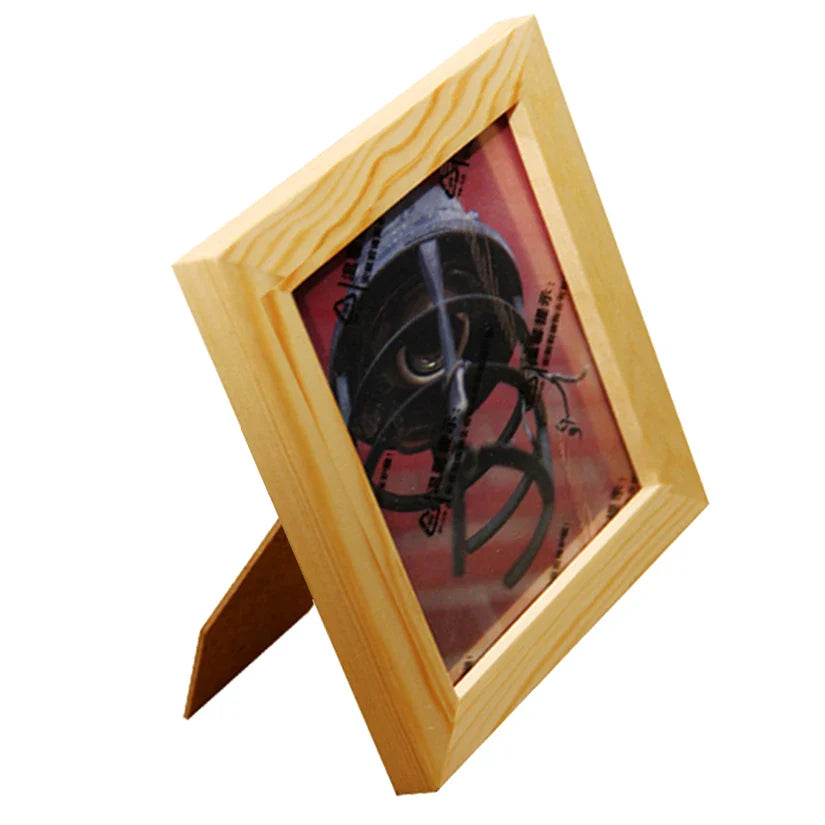 Classic Wooden Square Picture Frame, Wall Hanging