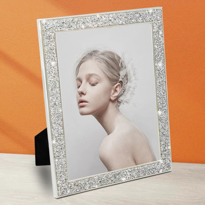 Creative Metal Picture Frame, Gold/Silver/Black, Light Luxury Home Decor